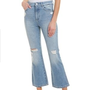 DL1961 Wallace High Rise Cropped Flare Jeans